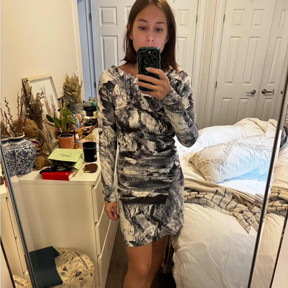 GESTUZ marble inspired dress size 38 (size 6-8)